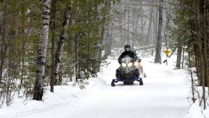 Snowmobiling in Rhinelander, WI