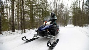 Snowmobiling in Rhinelander, WI