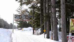 Sno-Eagles trails in Vilas County, WI