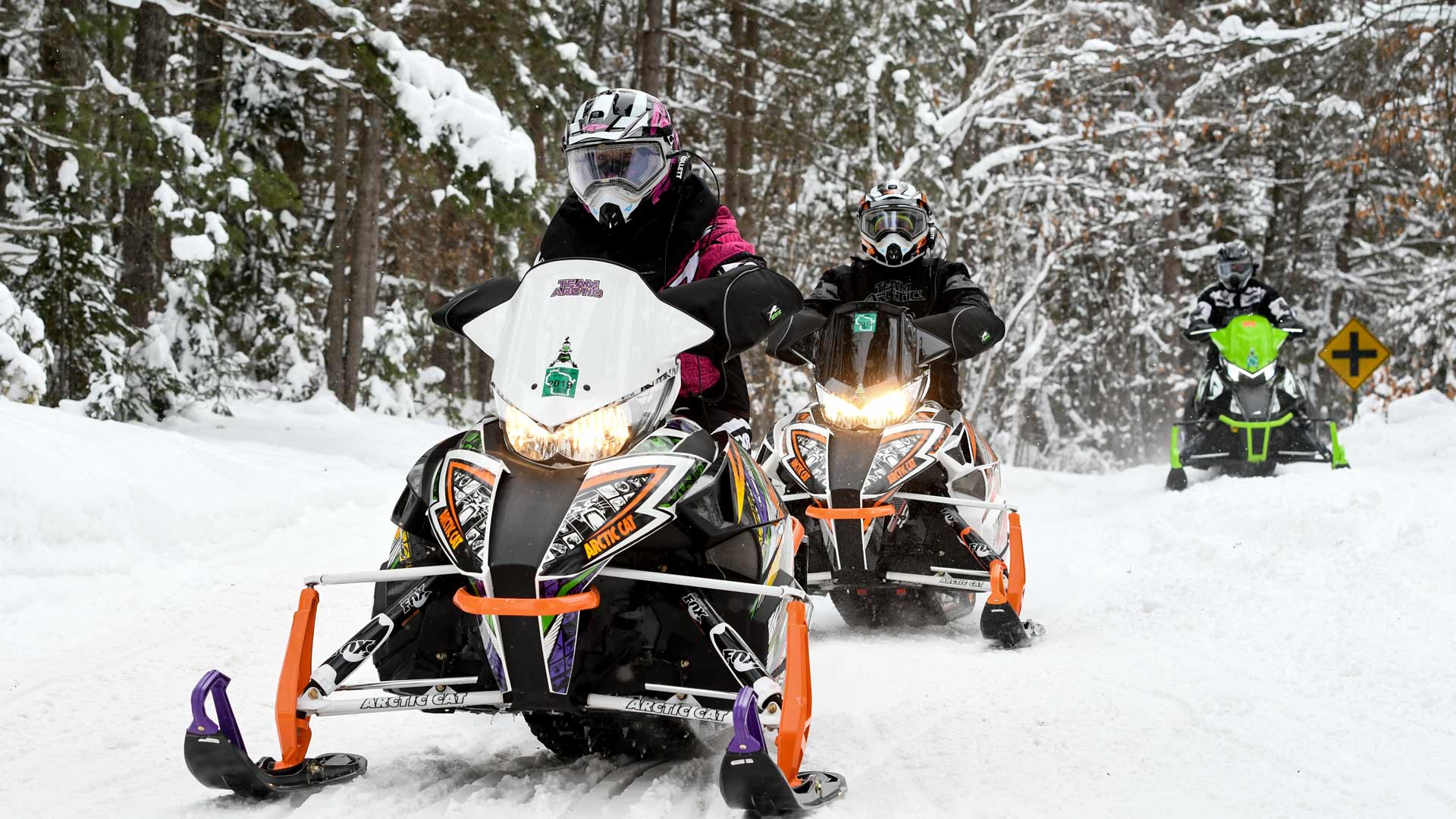 Snowmobiling in Vilas County, WI