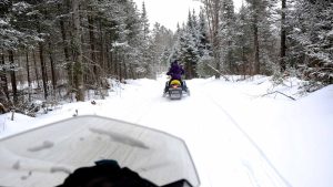 Snowmobiling in Vilas County, WI