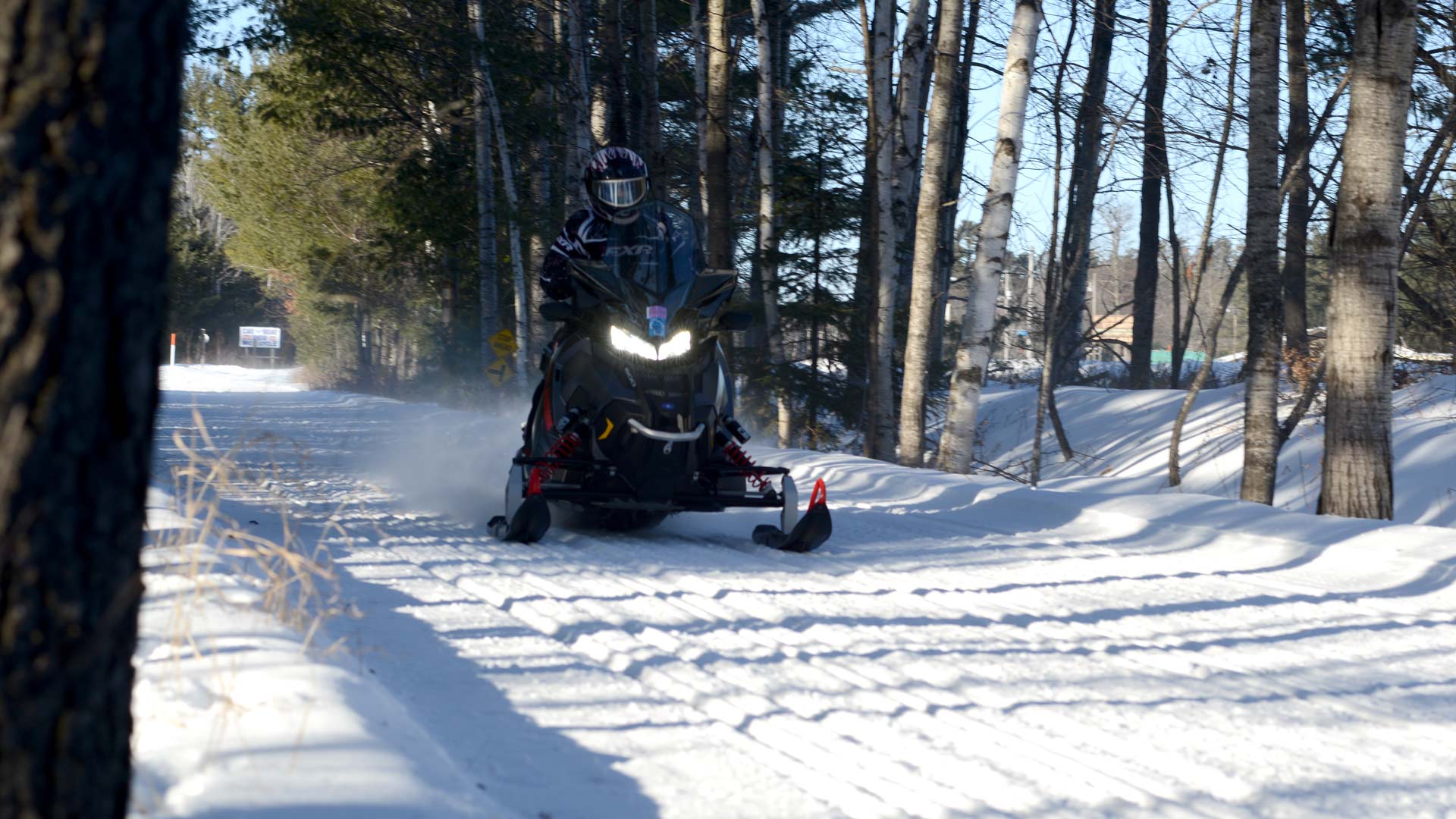 Snowmobiling in Three Lakes, WI