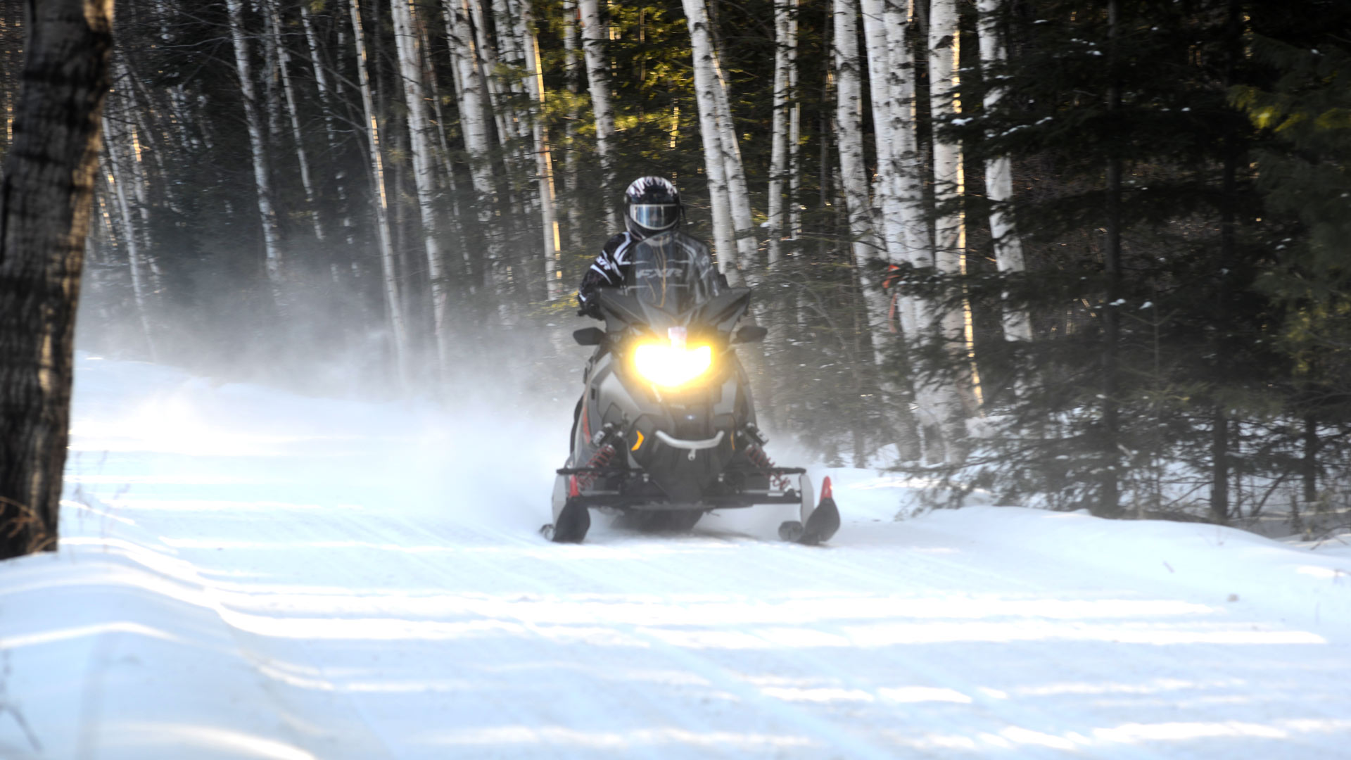 Snowmobiling in Oneida County, WI